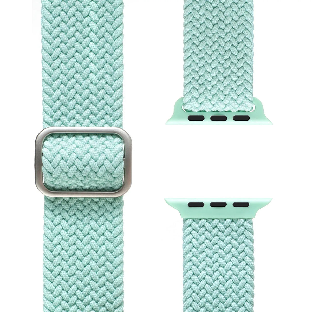Adjustable Apple Watch Braided Loop#color_mint green