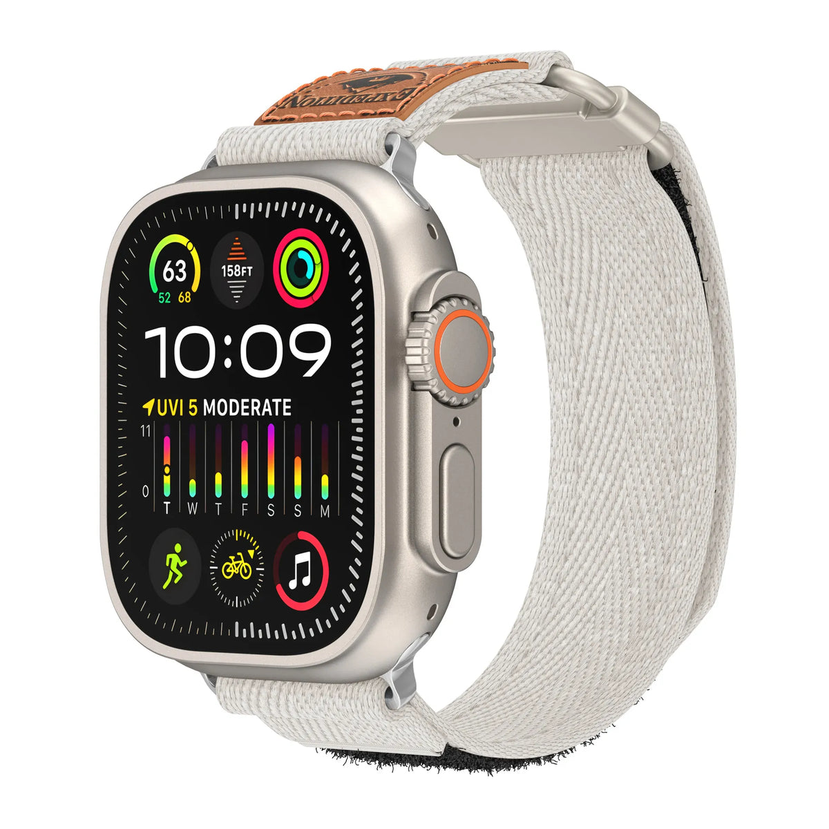 Apple Watch Nylon Band#color_white