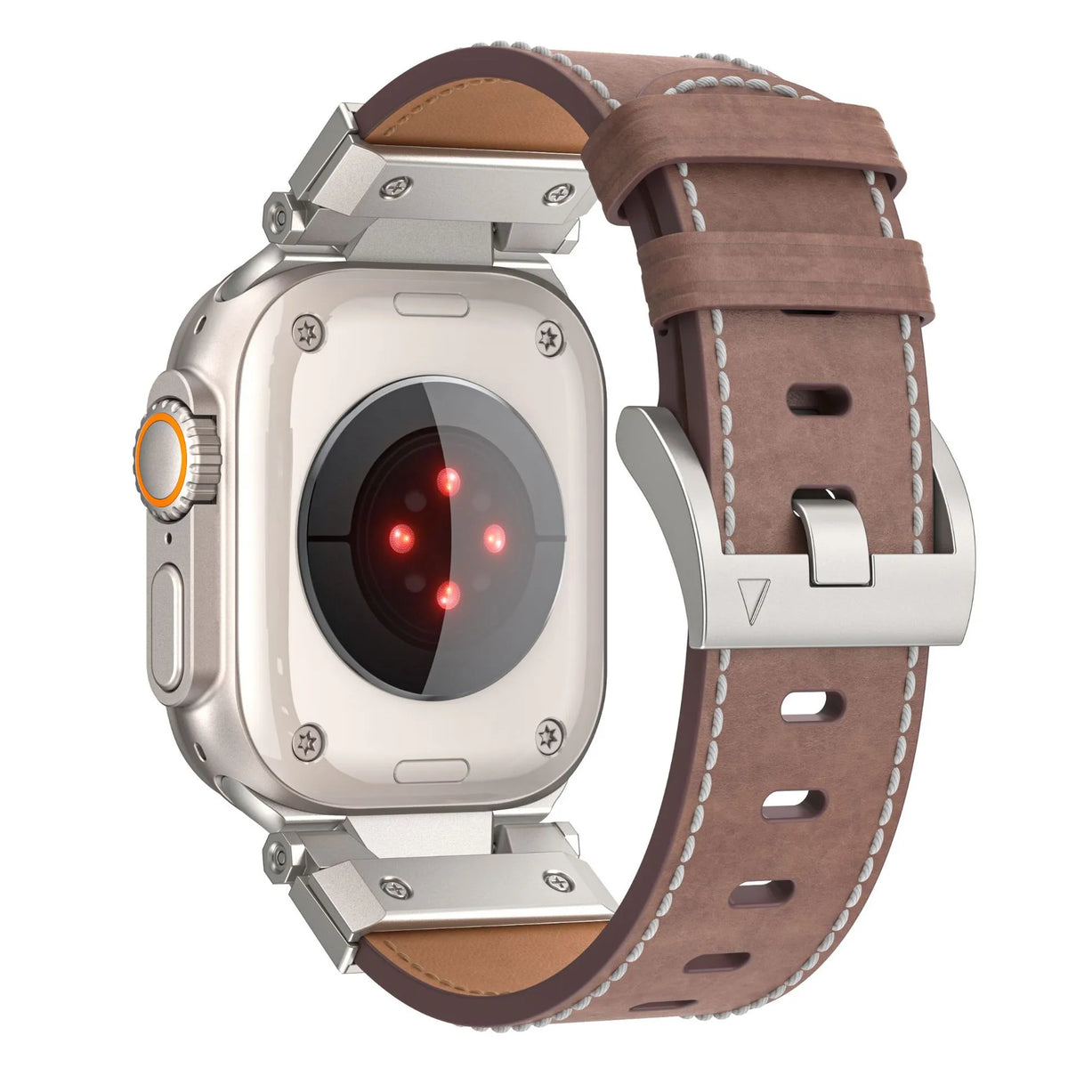 Apple Watch Ultra mech band#color_titanium coffee