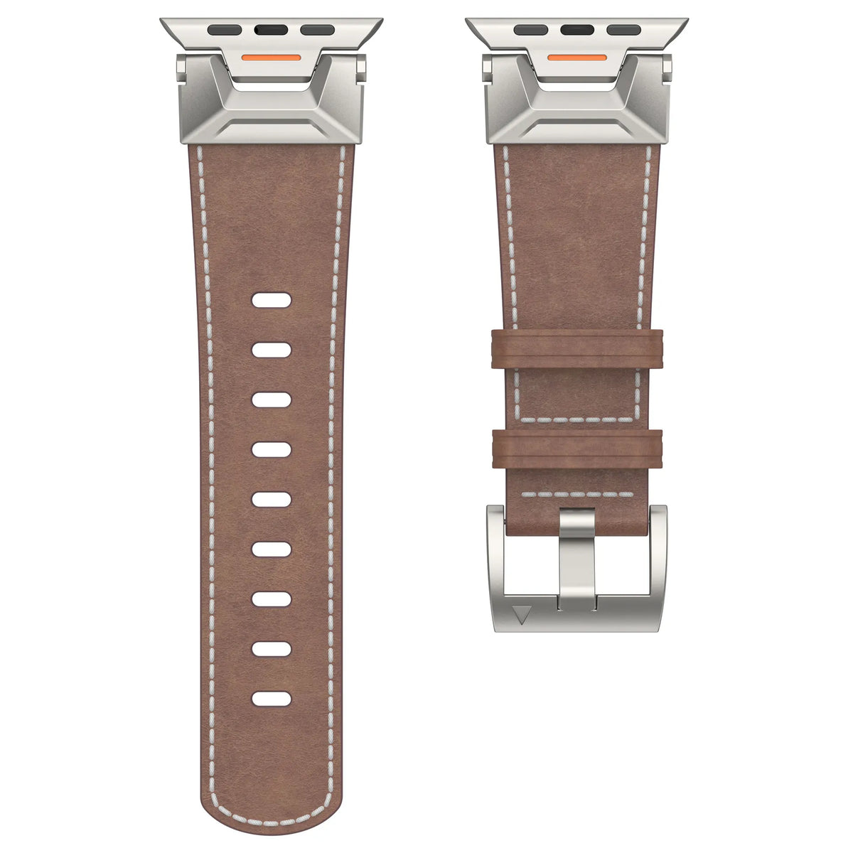 Apple Watch Ultra mech band#color_titanium coffee