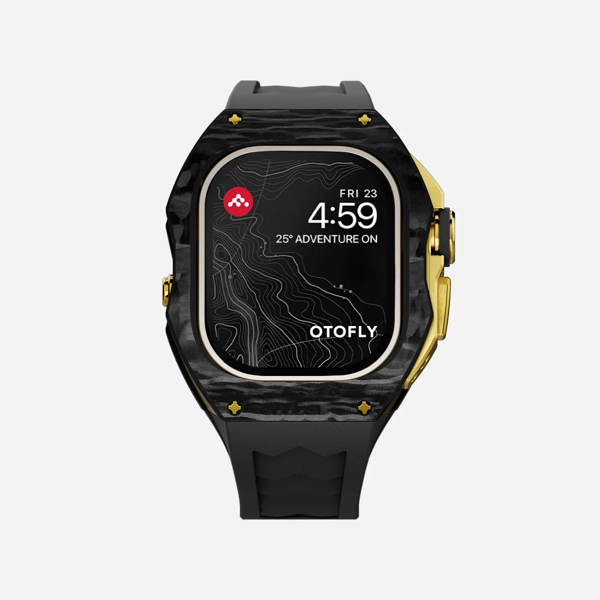 Apple Watch Ultra Gehäuse Schwarz Carbon - CS