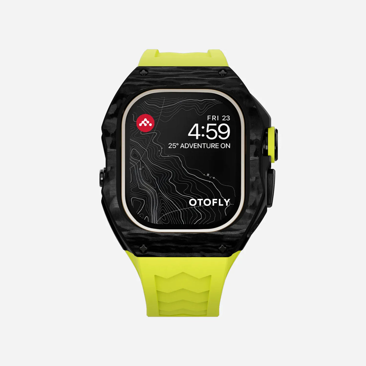 Apple Watch Ultra Gehäuse Schwarz Carbon - CS