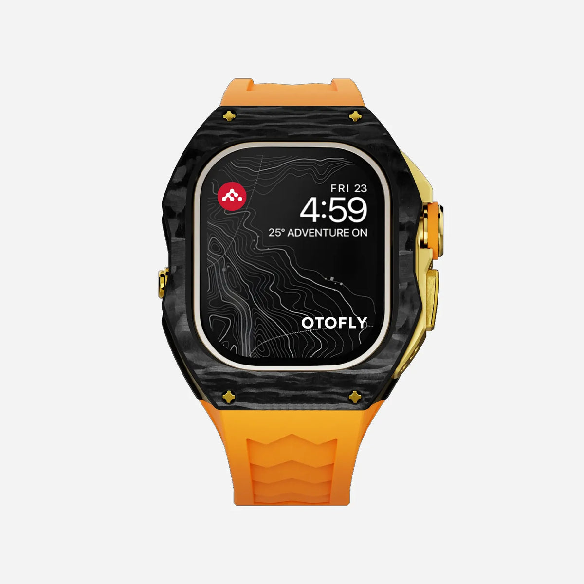 Apple Watch Ultra Gehäuse Schwarz Carbon - CS