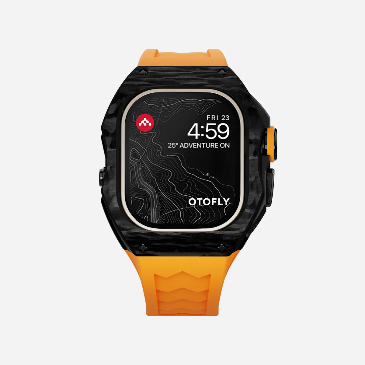 Apple Watch Ultra Gehäuse Schwarz Carbon - CS