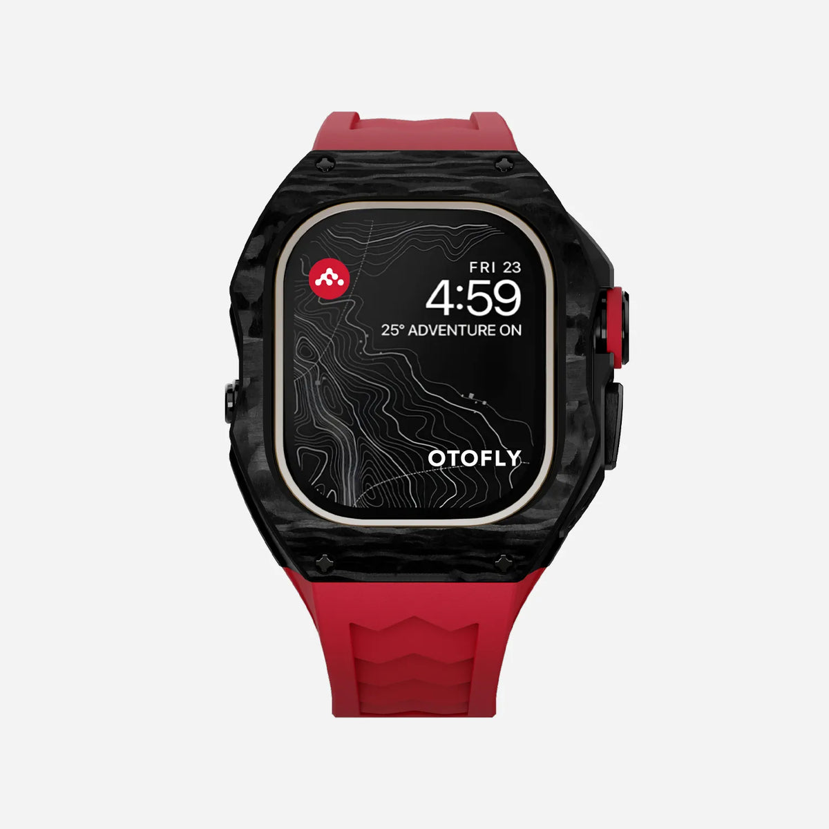 Apple Watch Ultra Gehäuse Schwarz Carbon - CS