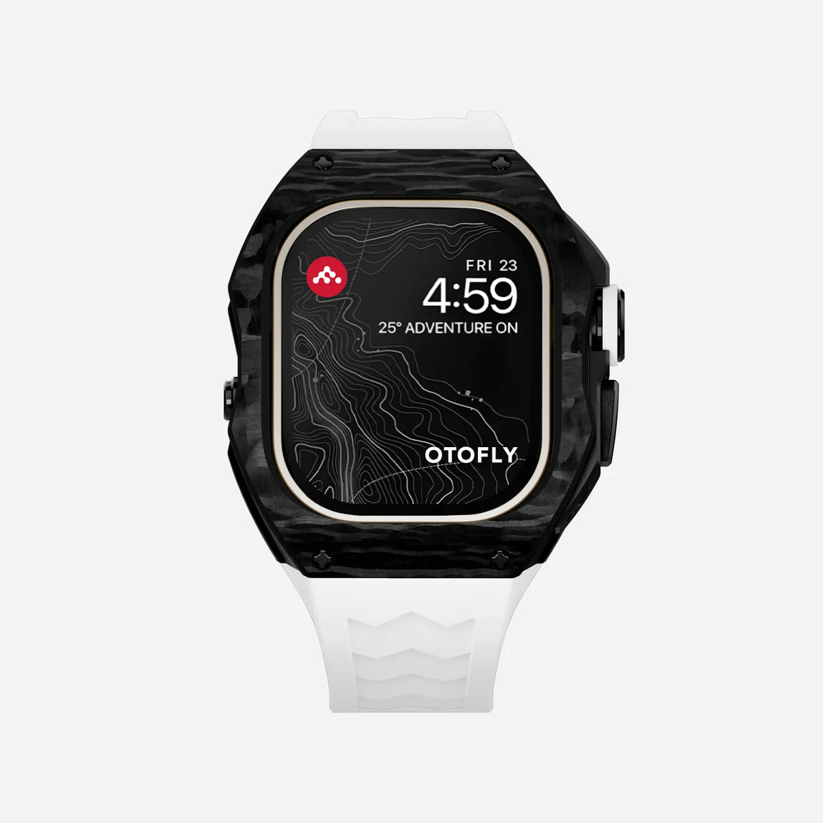 Apple Watch Ultra Gehäuse Schwarz Carbon - CS