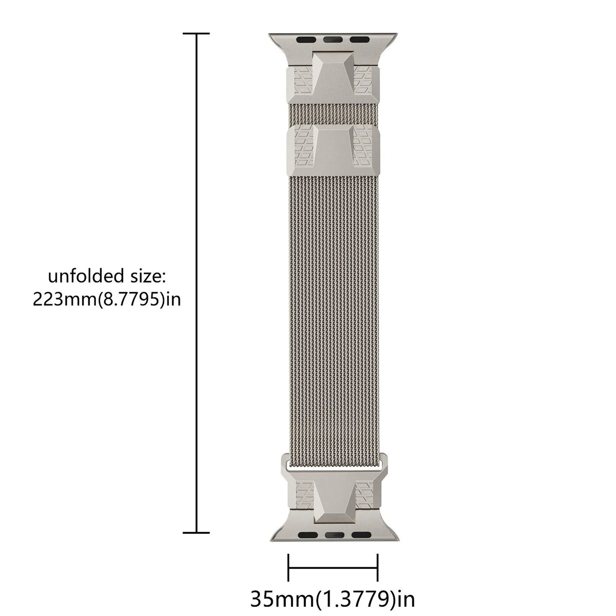 Apple Watch Ultra mech band#color_titanium