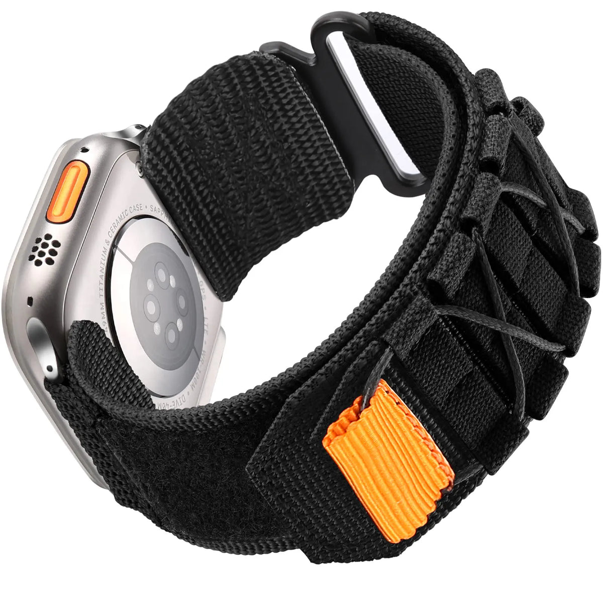 Apple Watch nylon band#color_black