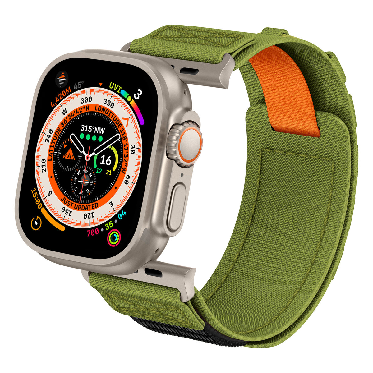 Apple Watch nylon band#color_green