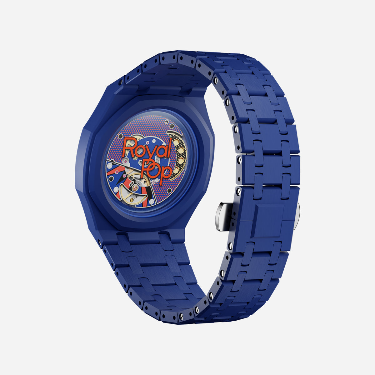 Bioceramic Bracelet & Case for AP x Swatch Royal Pop ORENJI HACHI