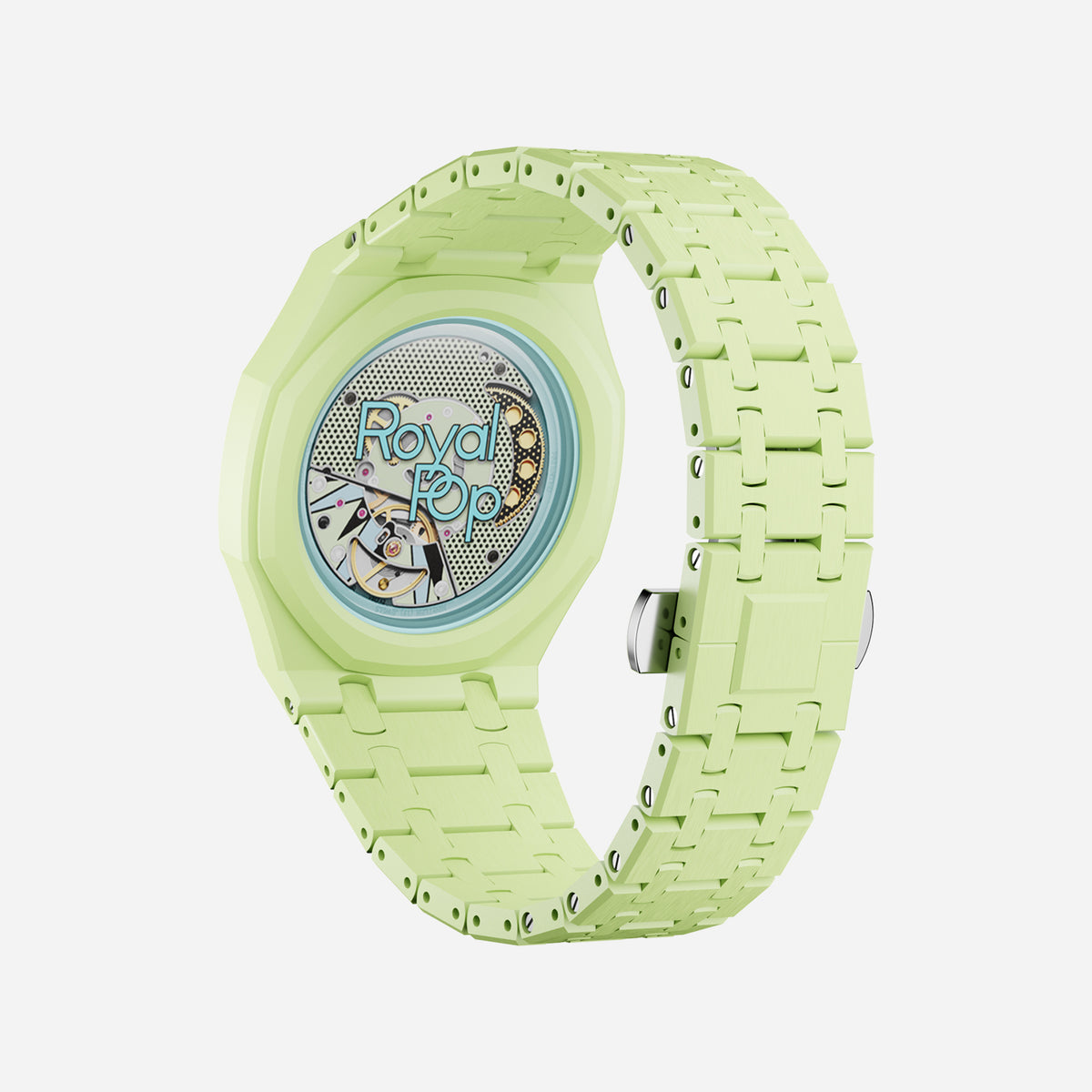 Bioceramic Bracelet & Case for AP x Swatch Royal Pop BLAUE ACHT