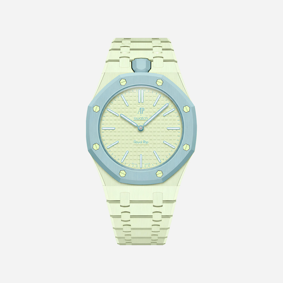 Bioceramic Bracelet & Case for AP x Swatch Royal Pop BLAUE ACHT