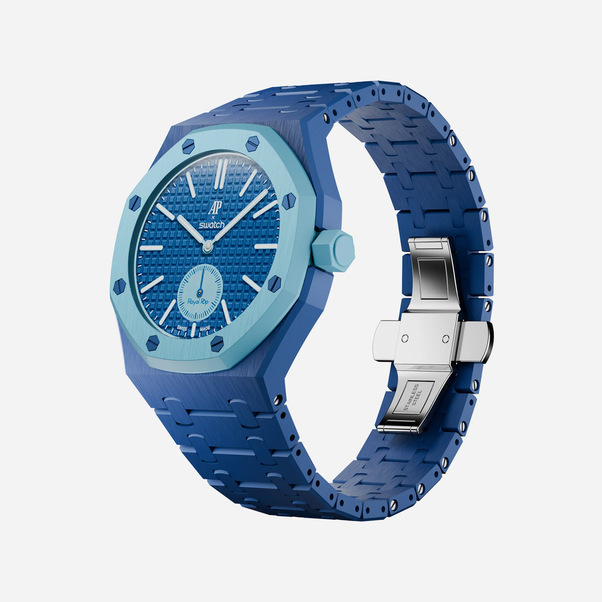 Bioceramic Bracelet & Case for AP x Swatch Royal Pop LAN BA