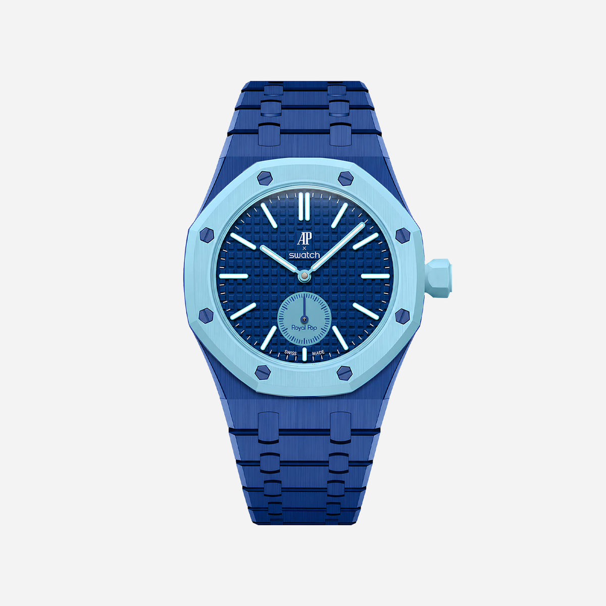 Bioceramic Bracelet & Case for AP x Swatch Royal Pop LAN BA