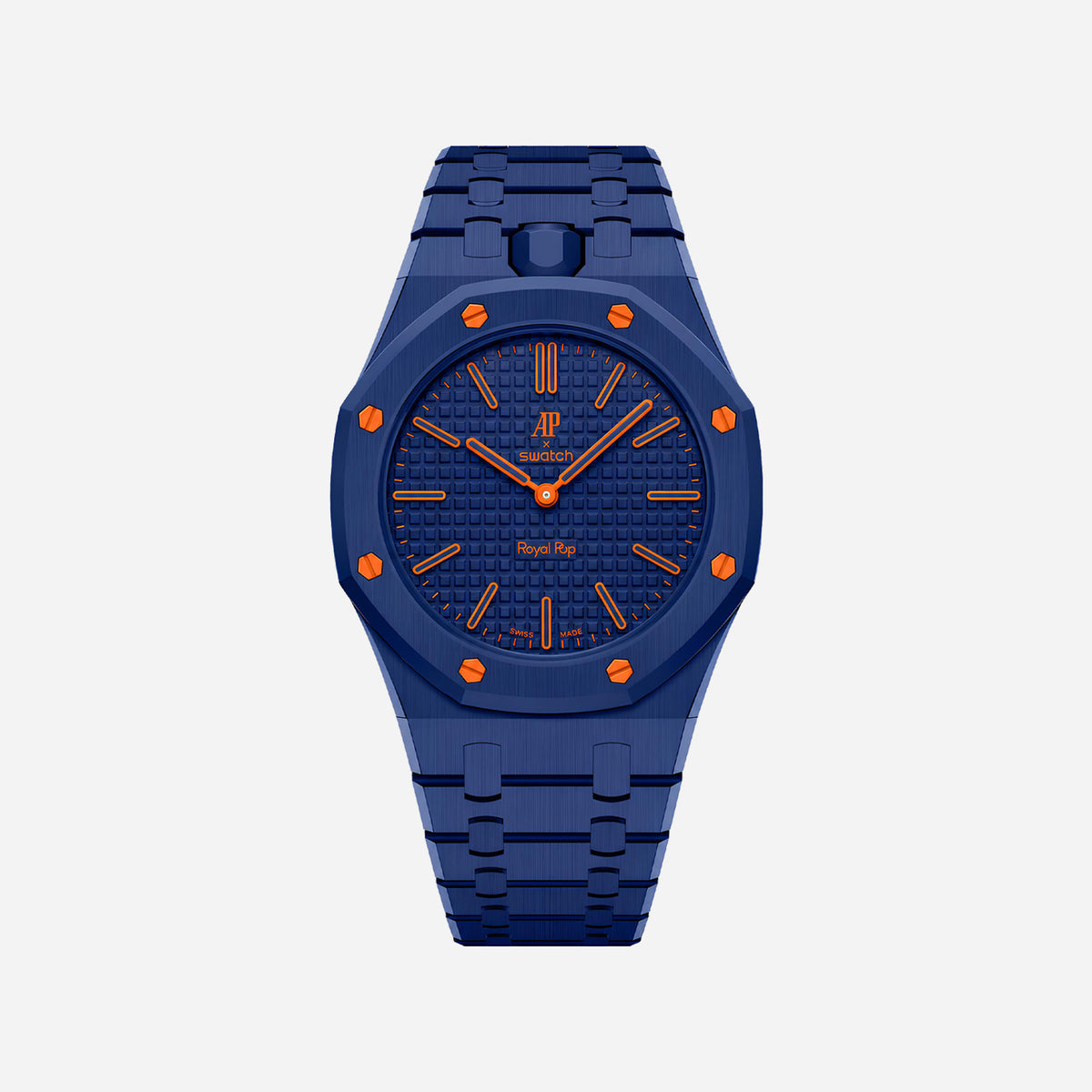 Bioceramic Bracelet & Case for AP x Swatch Royal Pop ORENJI HACHI