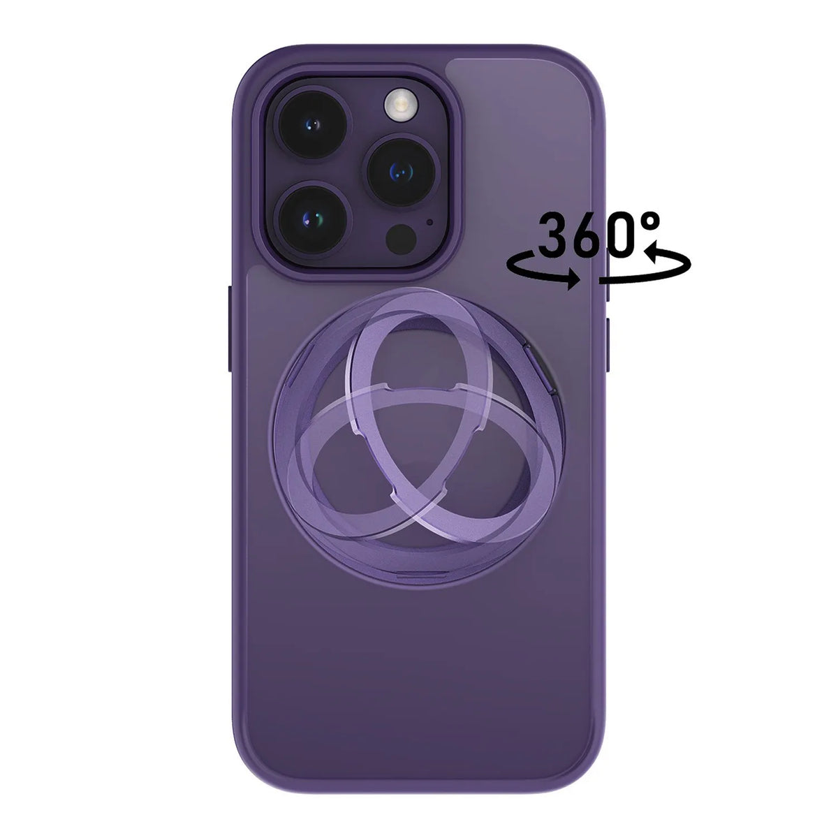 iPhone sport case with stand#color_deep purple