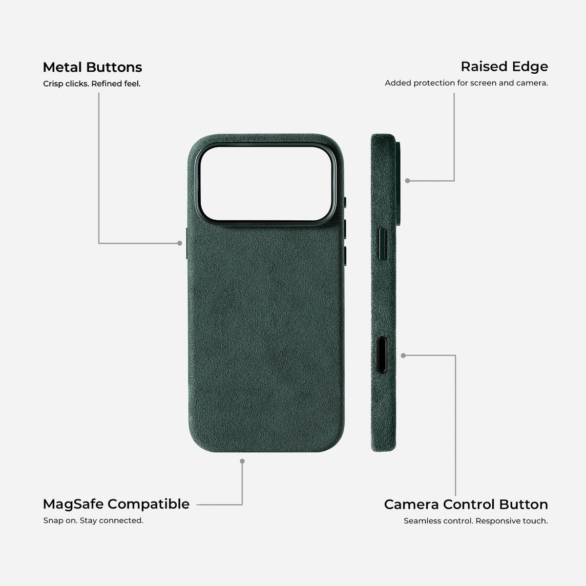 iPhone 18 Pro Max Alcantara Case