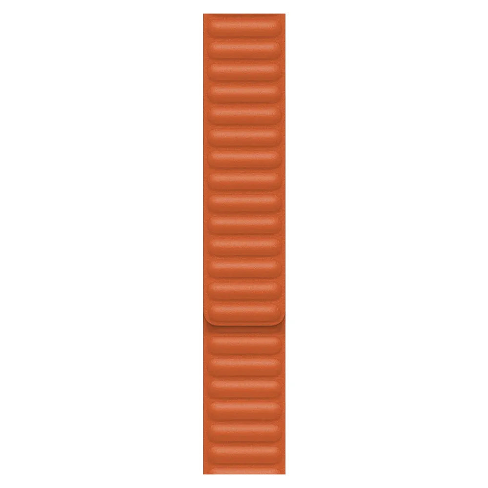 Apple Watch leather link band#color_copper