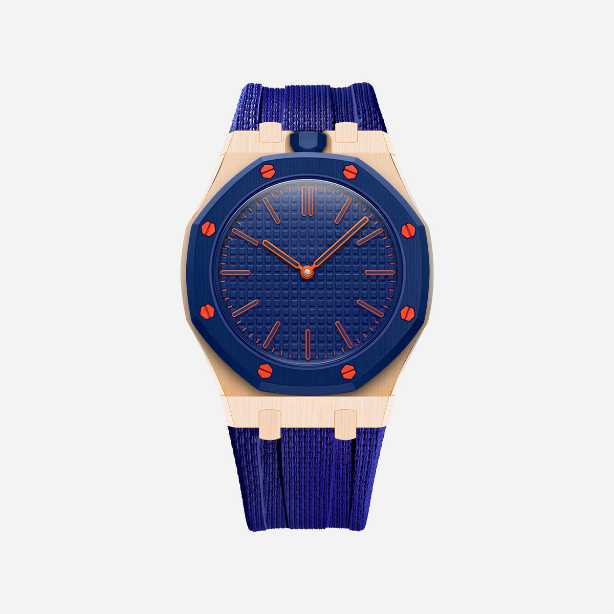 Rubber Strap & Case for AP x Swatch Royal Pop ORENJI HACHI