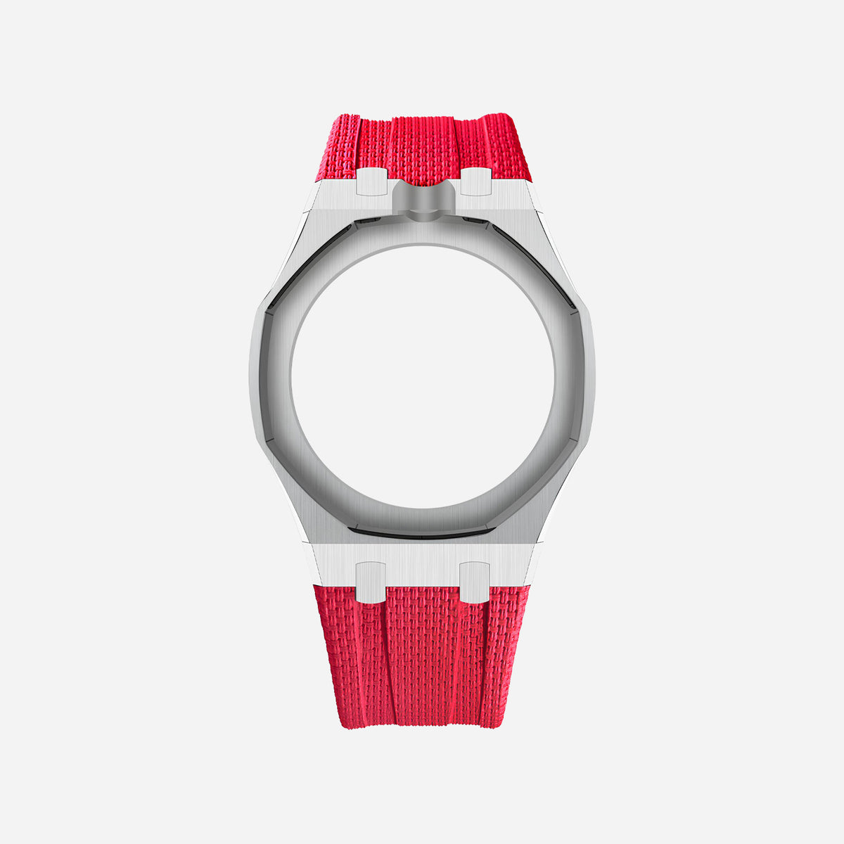 Rubber Strap & Case for AP x Swatch Royal Pop OTTO ROSSO