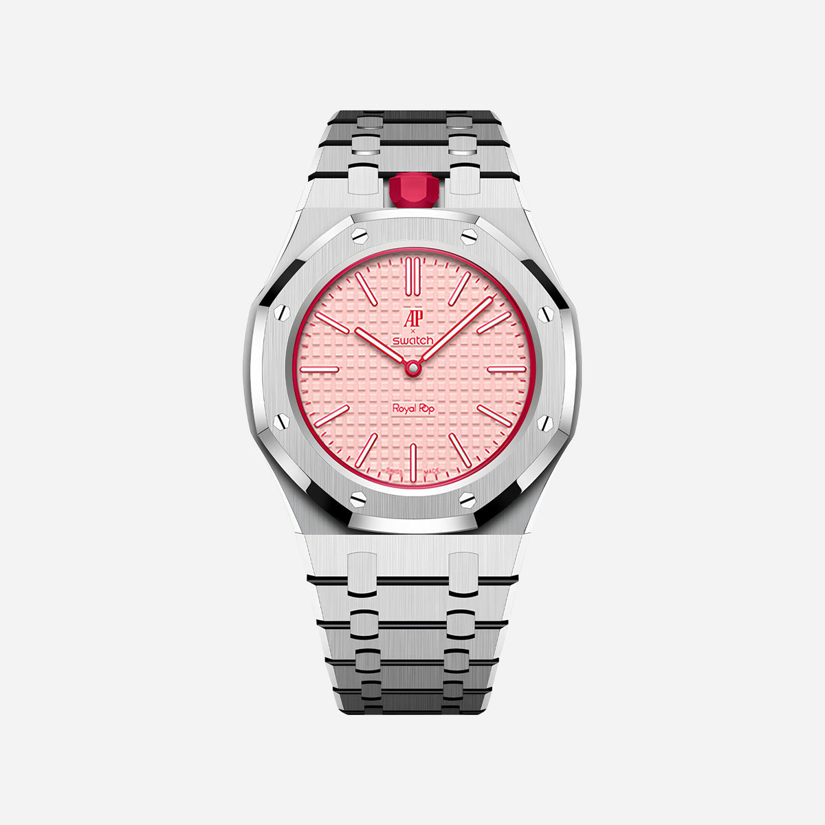 Stainless Steel Bracelet & Case for AP x Swatch Royal Pop
