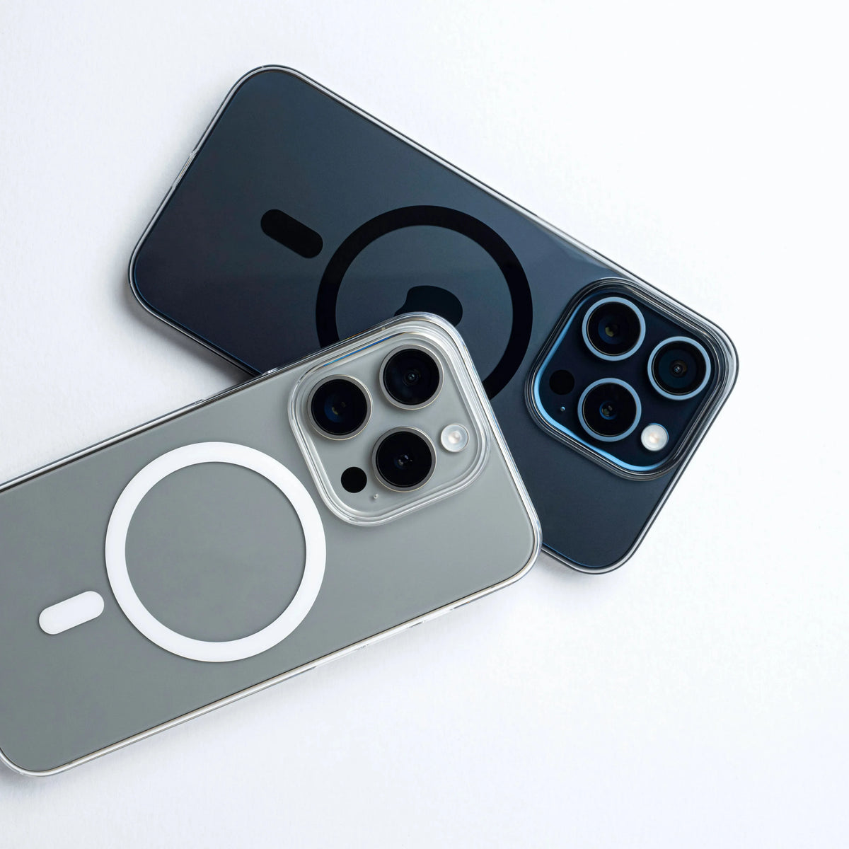 Super Thin iPhone 15 Plus Clear Case with MagSafe