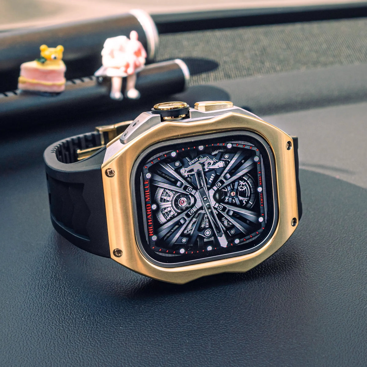 titanium Apple Watch Ultra case retrofit kit
