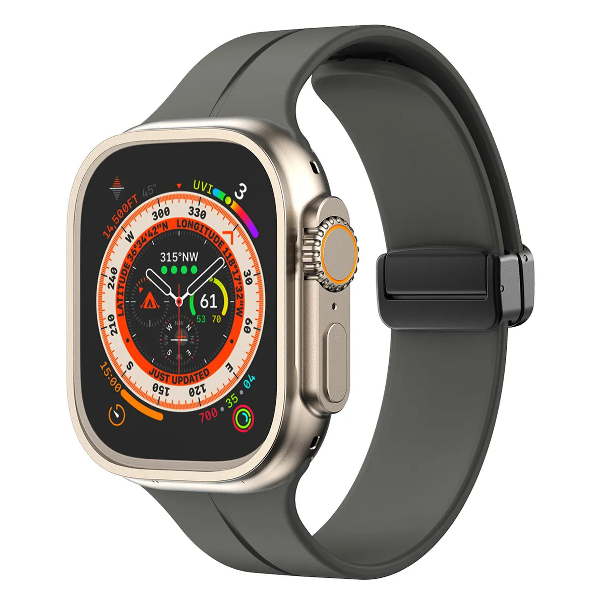 Magnetic sports band - space gray#color_space gray