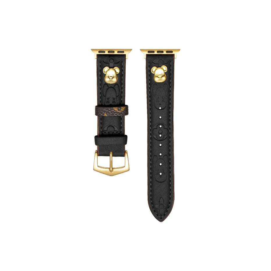 Apple Watch Leather Strap | Cute Bear