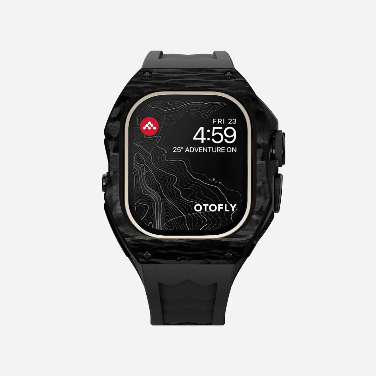 Apple Watch Ultra Gehäuse Schwarz Carbon - CS