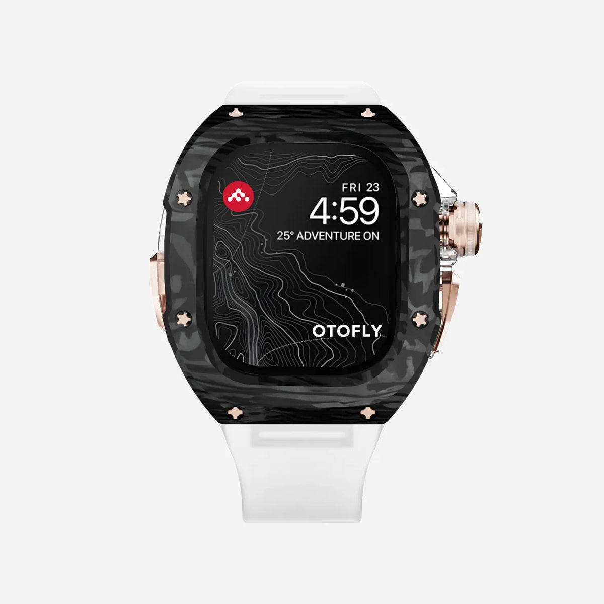 Apple Watch Ultra Gehäuse Schwarz Carbon - RM