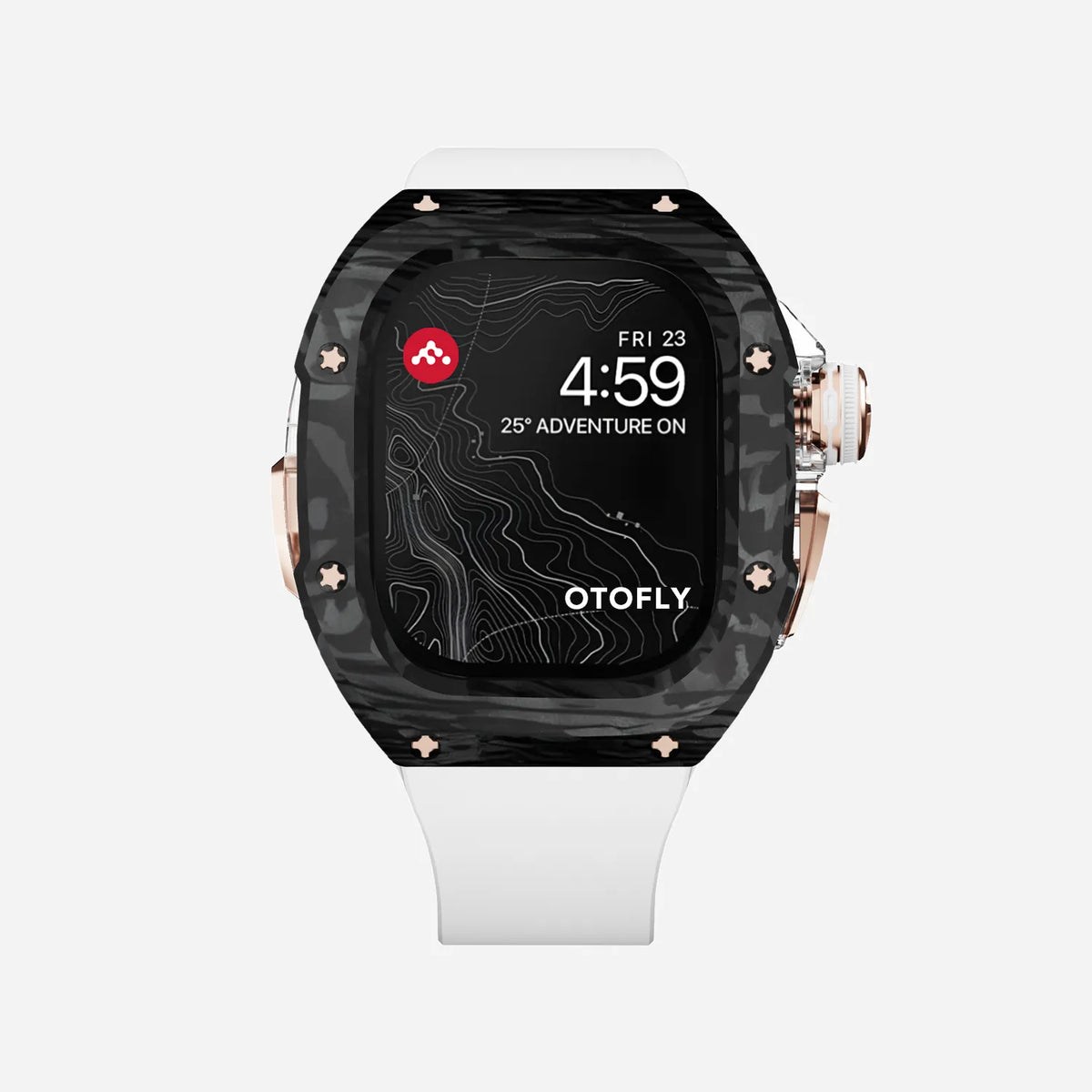 Apple Watch Ultra Gehäuse Schwarz Carbon - RM