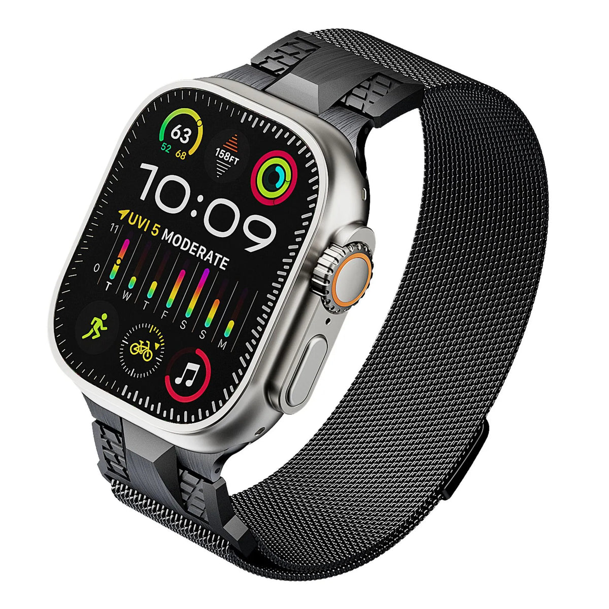 Apple Watch Ultra mech band#color_graphite