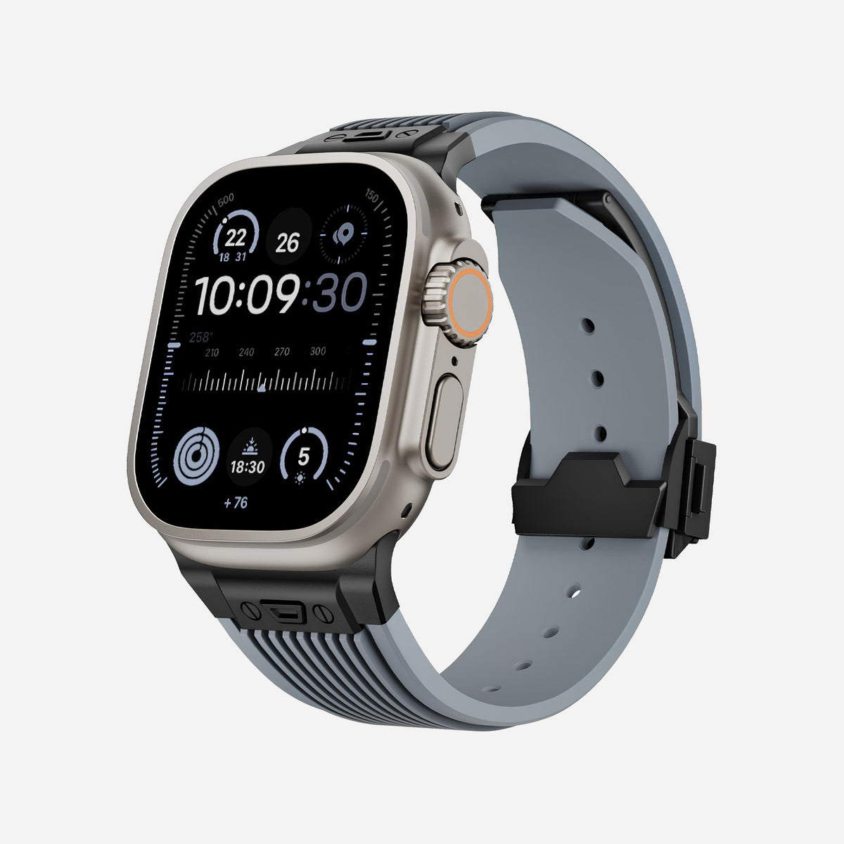 Apple Watch Ultra silicone 
band#color_gray