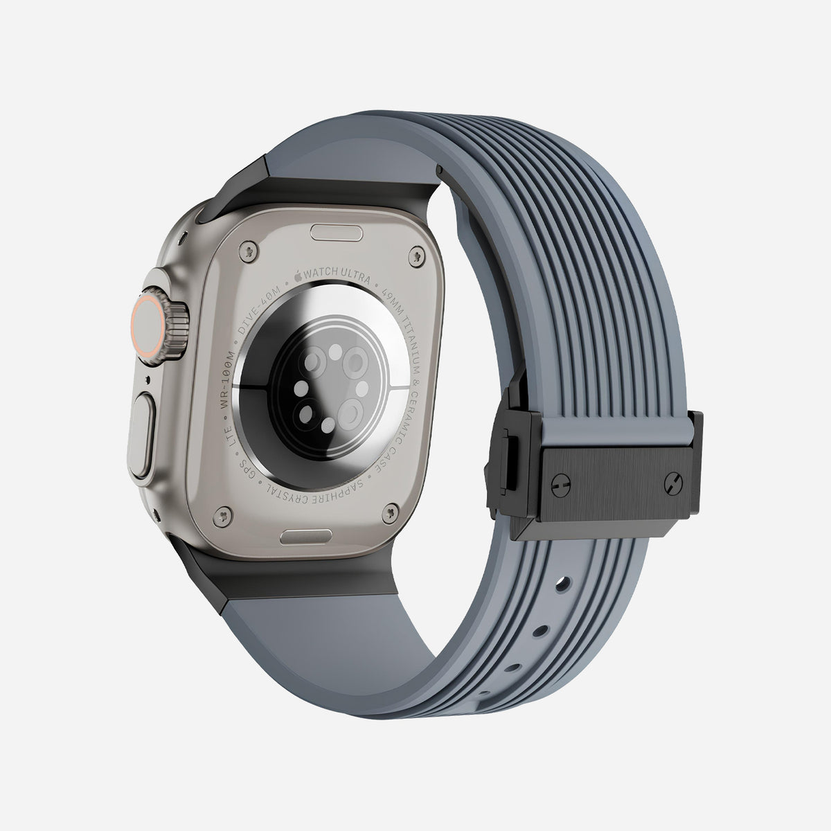 Apple Watch Ultra silicone 
band#color_gray
