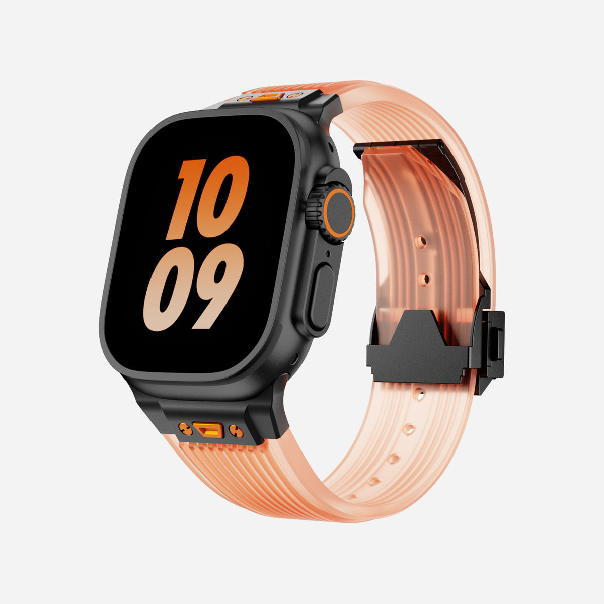 Apple Watch Ultra silicone band#color_light orange
