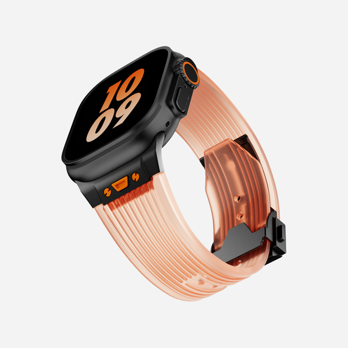 Apple Watch Ultra silicone band#color_light orange