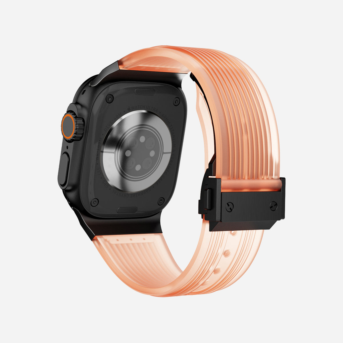 Apple Watch Ultra silicone band#color_light orange