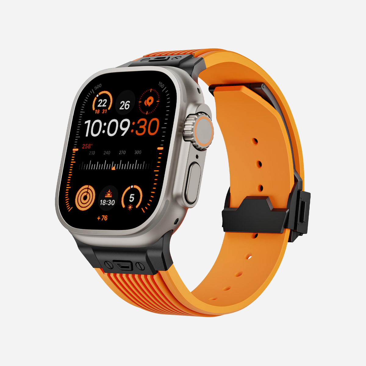 Apple Watch Ultra silicone 
band#color_orange