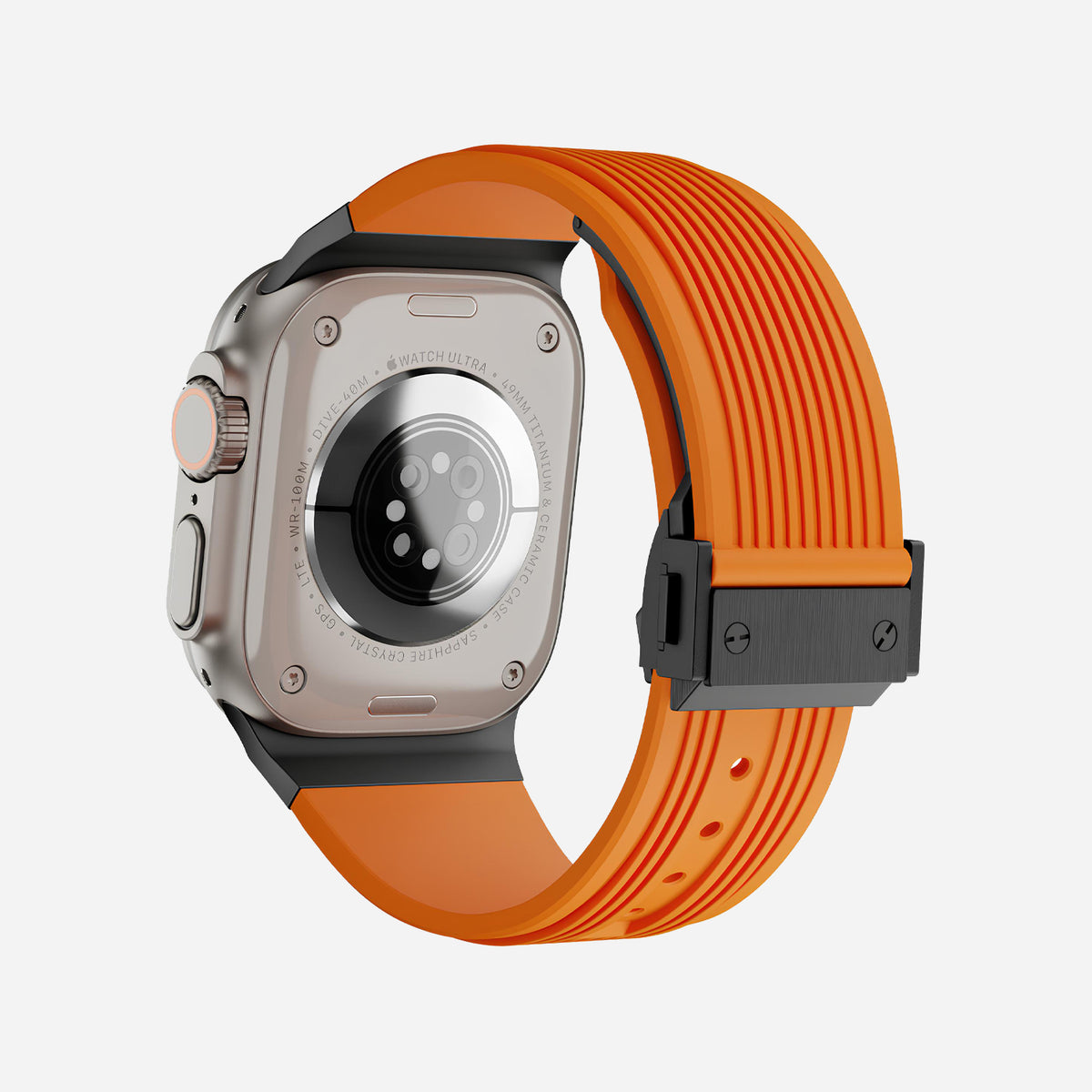 Apple Watch Ultra silicone 
band#color_orange