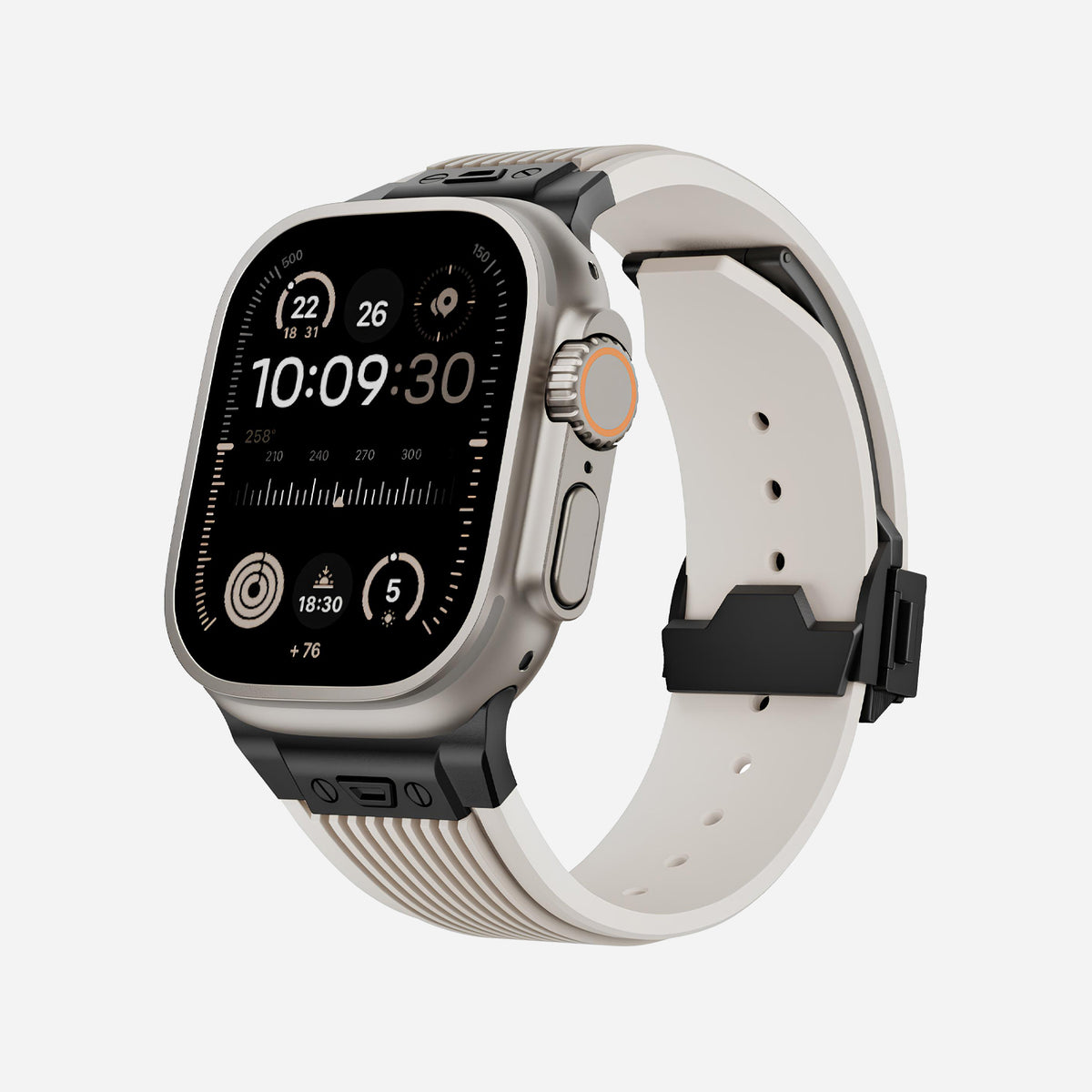 Apple Watch Ultra silicone 
band#color_stone