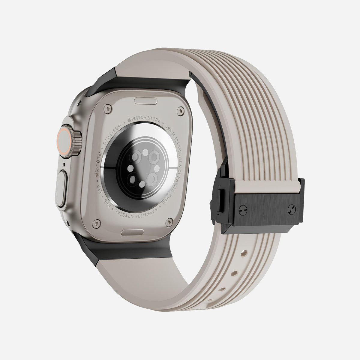 Apple Watch Ultra silicone 
band#color_stone