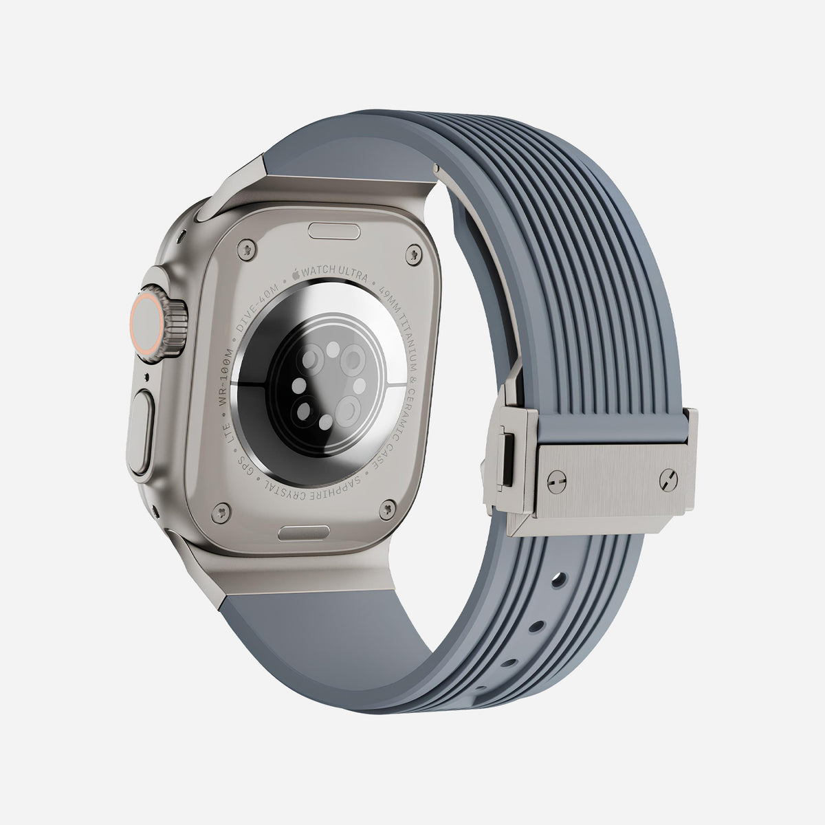Apple Watch Ultra silicone 
band#color_gray