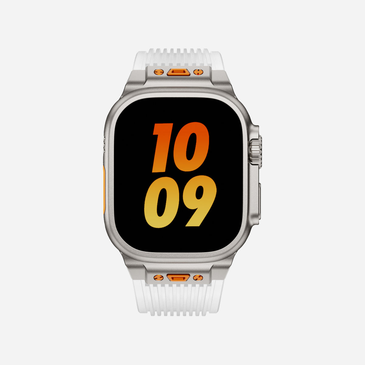 Apple Watch Ultra silicone band#color_ice white