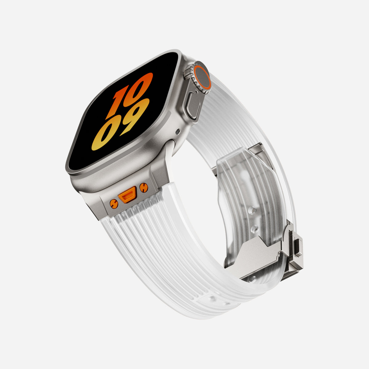 Apple Watch Ultra silicone band#color_ice white