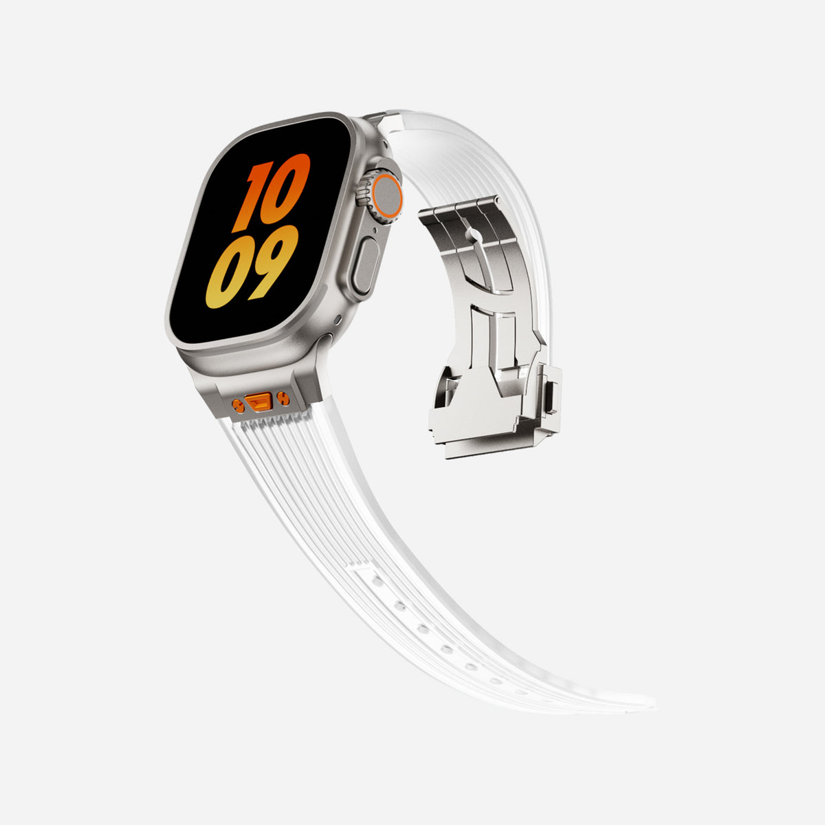 Apple Watch Ultra silicone band#color_ice white