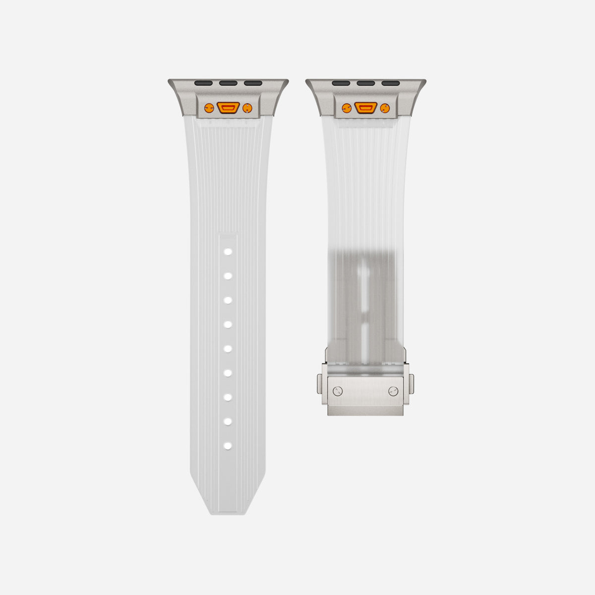 Apple Watch Ultra silicone band#color_ice white