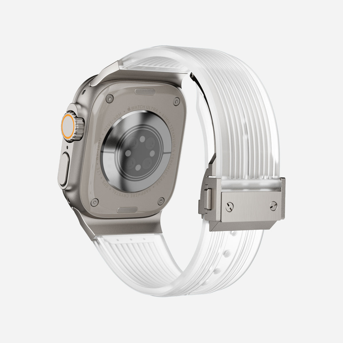 Apple Watch Ultra silicone band#color_ice white