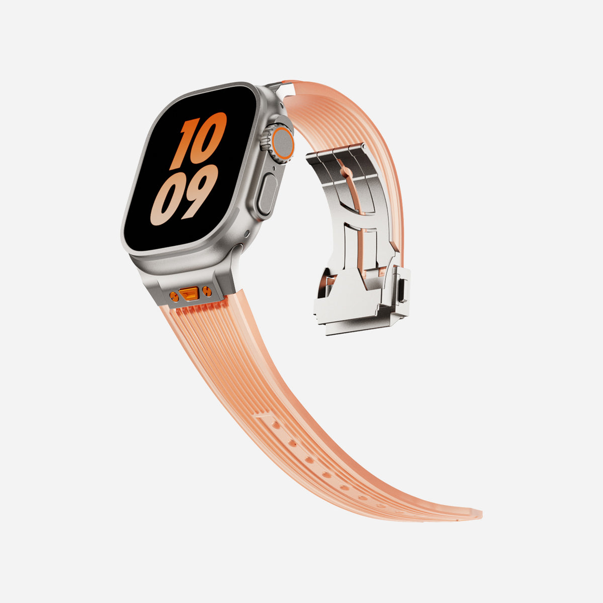 Apple Watch Ultra silicone band#color_light orange
