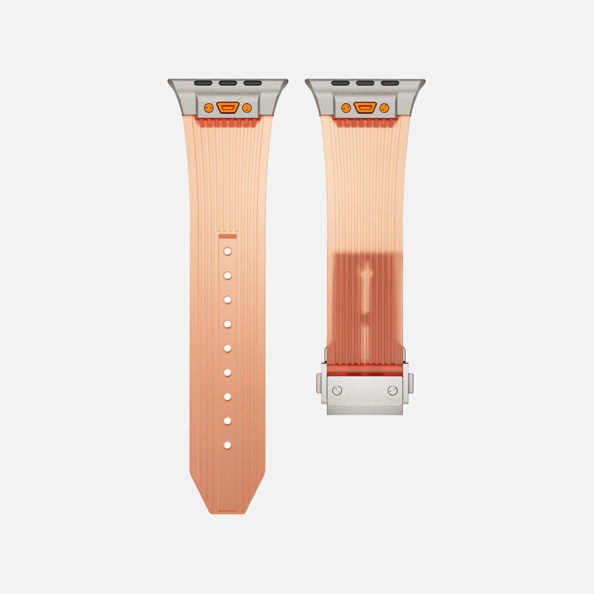 Apple Watch Ultra silicone band#color_light orange